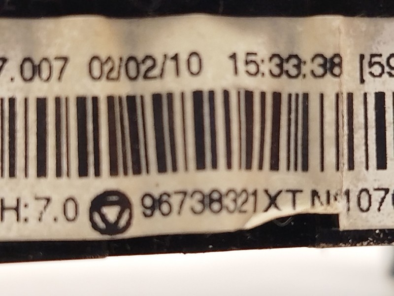 Recambio de mando climatizador para peugeot 5008 (0u_, 0e_) 1.6 hdi referencia OEM IAM 96738321XT 6452W6 