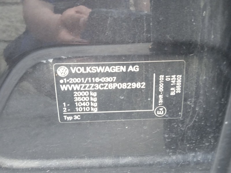 volkswagen passat b6 (3c2) del año 2005