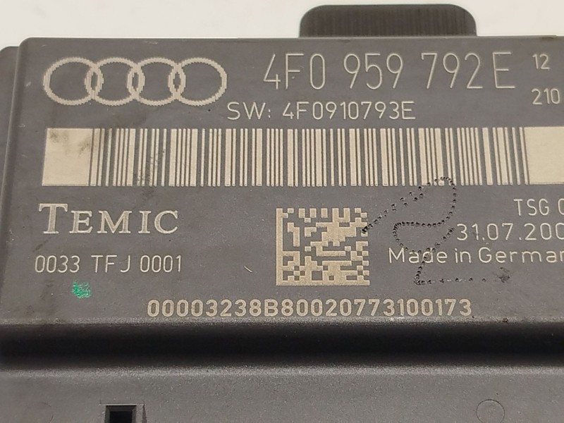 Recambio de centralita confort para audi a6 allroad c6 (4fh) 2.7 tdi quattro referencia OEM IAM 4F0959792E  