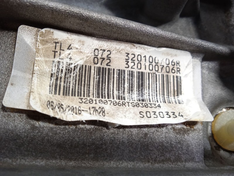 Recambio de caja cambios para renault scénic iii (jz0/1_) 1.2 tce referencia OEM IAM TL4072 320100706R 