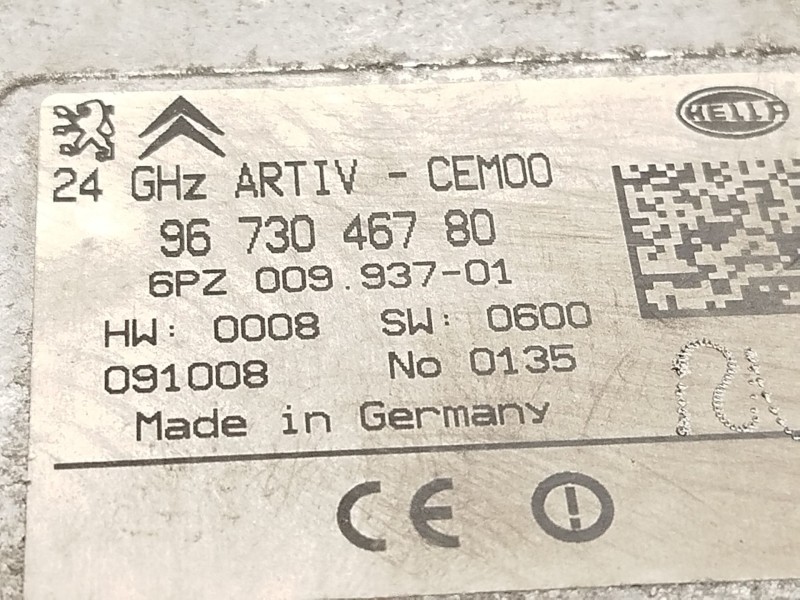 Recambio de modulo electronico para peugeot 5008 (0u_, 0e_) 1.6 16v referencia OEM IAM 9673046780  6PZ009937