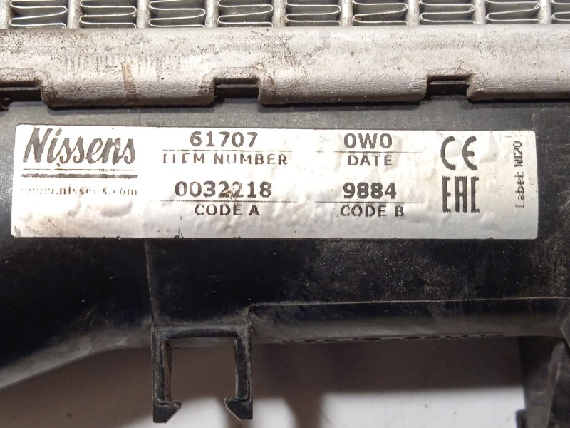 Recambio de radiador agua para chevrolet orlando (j309) 2.0 d referencia OEM IAM 13267667  