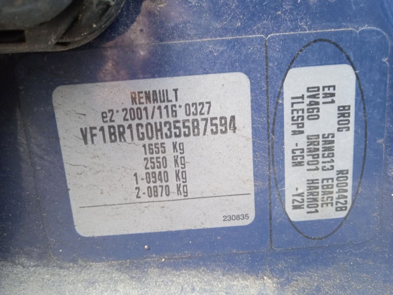 renault clio iii (br0/1, cr0/1) del año 2006