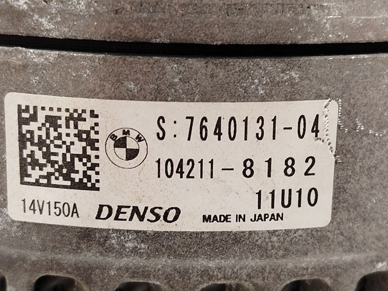 Recambio de alternador para mini mini (f56) cooper referencia OEM IAM 7640131 12317640131 1042118182