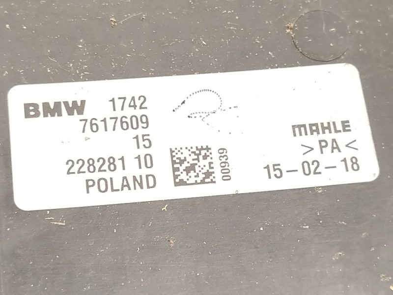 Recambio de electroventilador para mini mini (f56) cooper referencia OEM IAM 17427617609 7636070 