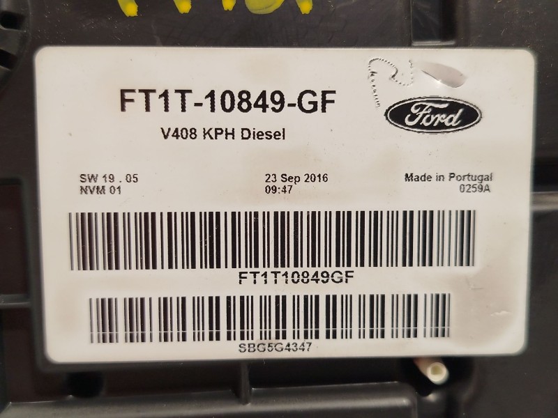 Recambio de cuadro instrumentos para ford transit connect monospace 1.5 tdci referencia OEM IAM FT1T10849GF 2005173 