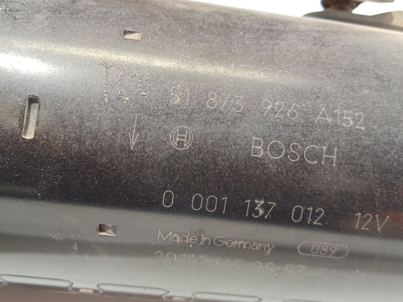 Recambio de motor arranque para ford ka (ru8) 1.2 referencia OEM IAM 51873926  0001137012