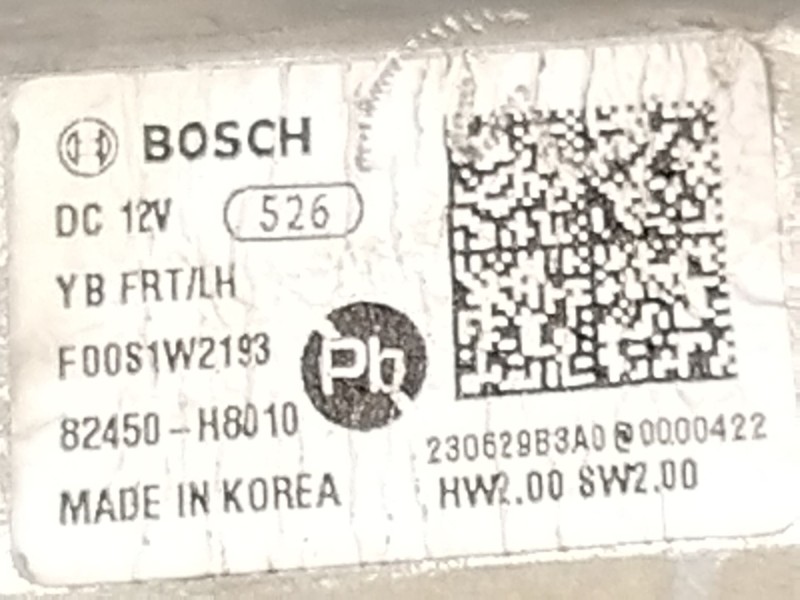 Recambio de elevalunas delantero izquierdo para kia stonic (ybcuv) 1.2 cat referencia OEM IAM 82450H8010  