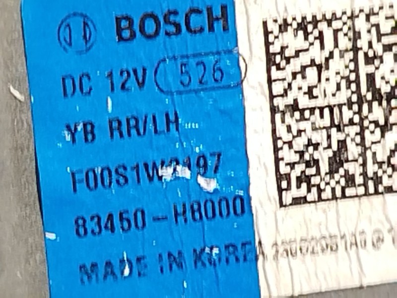 Recambio de elevalunas trasero izquierdo para kia stonic (ybcuv) 1.2 cat referencia OEM IAM 83450H8000  