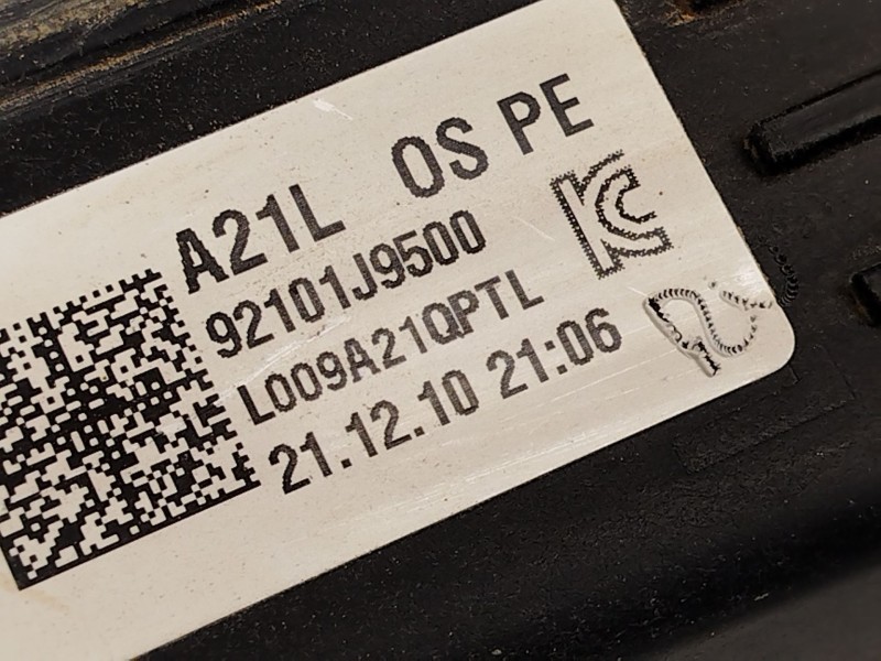 Recambio de faro izquierdo para hyundai kona (os, ose, osi) 1.0 t-gdi referencia OEM IAM 92101J9500  