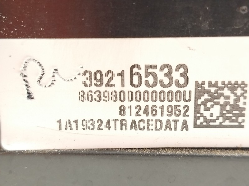 Recambio de caja reles / fusibles para opel astra k (b16) 1.2 turbo (68) referencia OEM IAM 39216533  