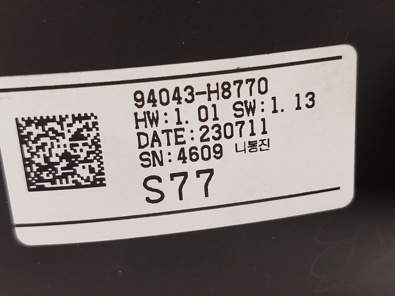 Recambio de cuadro instrumentos para kia stonic (ybcuv) 1.2 cat referencia OEM IAM 94043H8770  