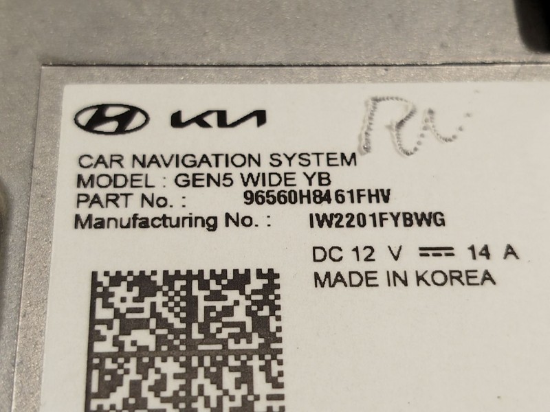 Recambio de sistema navegacion gps para kia stonic (ybcuv) 1.2 cat referencia OEM IAM 96560H8461FHV  