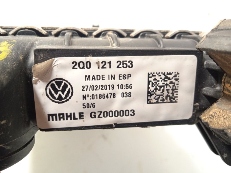 Recambio de radiador agua para seat ibiza v (kj1, kjg) 1.0 mpi referencia OEM IAM 2Q0121253  