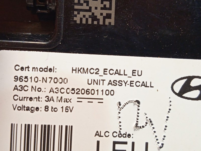 Recambio de modulo electronico para hyundai tucson (nx4e, nx4a) 1.6 t-gdi referencia OEM IAM 96510N7000  A3C0520601100