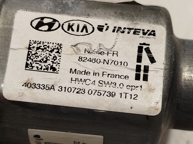 Recambio de elevalunas delantero derecho para hyundai tucson (nx4e, nx4a) 1.6 t-gdi referencia OEM IAM 82460N7010  