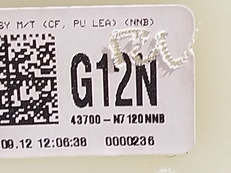 Recambio de palanca cambio para hyundai tucson (nx4e, nx4a) 1.6 t-gdi referencia OEM IAM 43700N7120NNB  