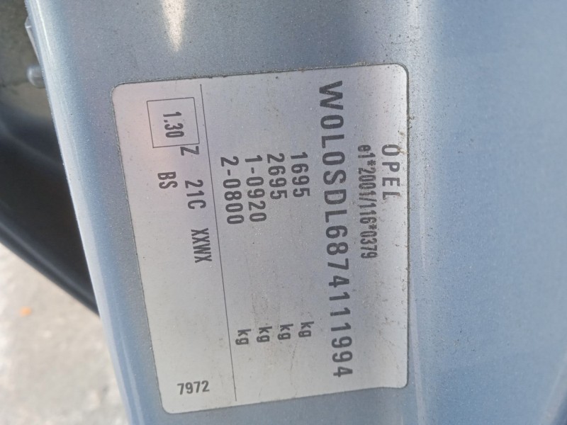 opel corsa d (s07) del año 2006