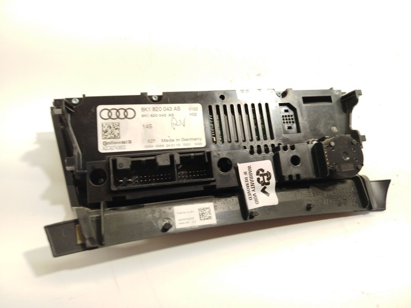 Recambio de mando climatizador para audi q5 (8rb) 2.0 tdi quattro referencia OEM IAM 8K1820043AS 8K1820043ASXZF A2C92743600