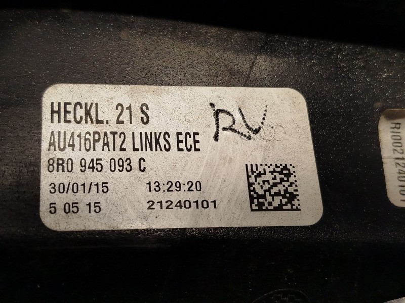Recambio de piloto trasero izquierdo para audi q5 (8rb) 2.0 tdi quattro referencia OEM IAM 8R0945093C  