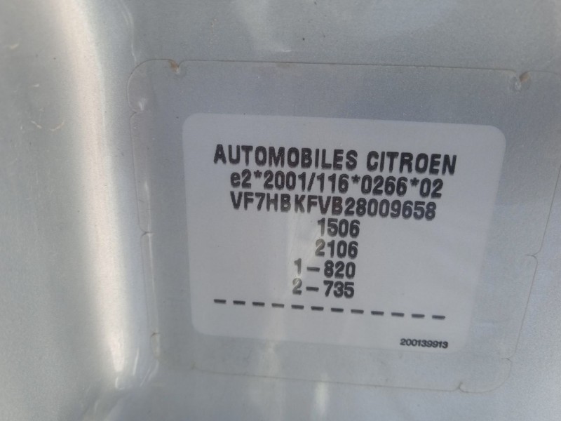 citroën c3 pluriel (hb_) del año 2003