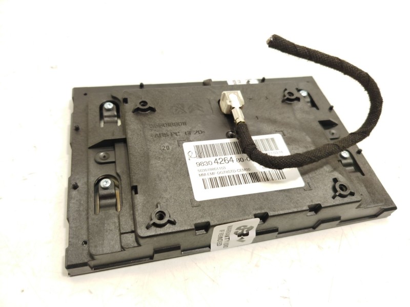 Recambio de pantalla multifuncion para peugeot rifter 1.5 bluehdi 130 referencia OEM IAM 9830426480  5030188011103