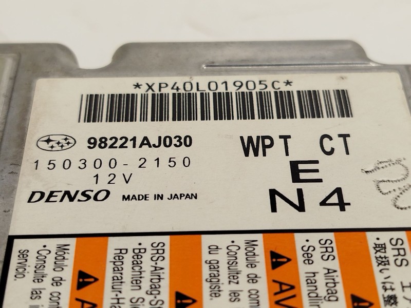 Recambio de centralita airbag para subaru legacy lim. b14 limited referencia OEM IAM 98221AJ030  1503002150