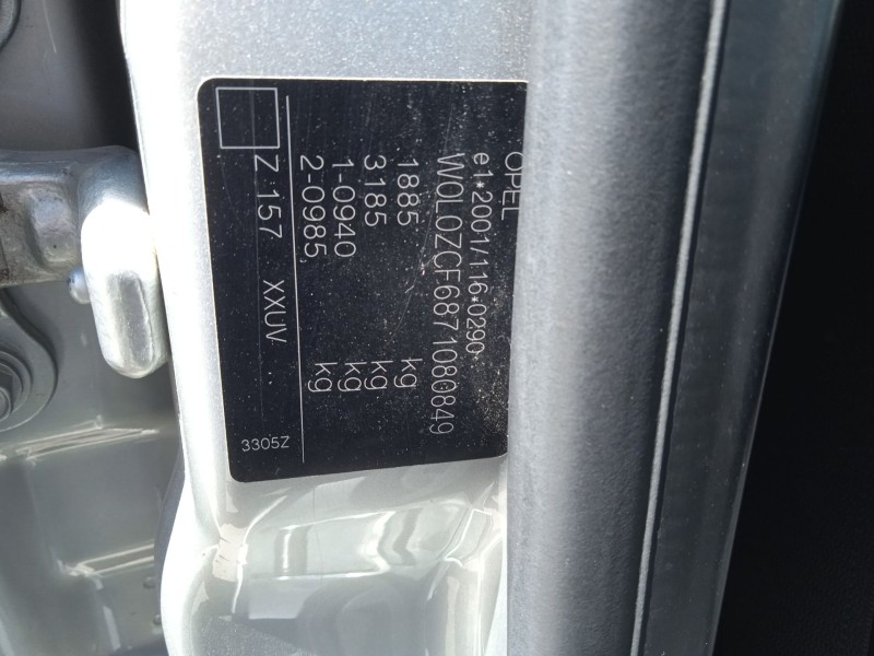 opel vectra c (z02) del año 2007