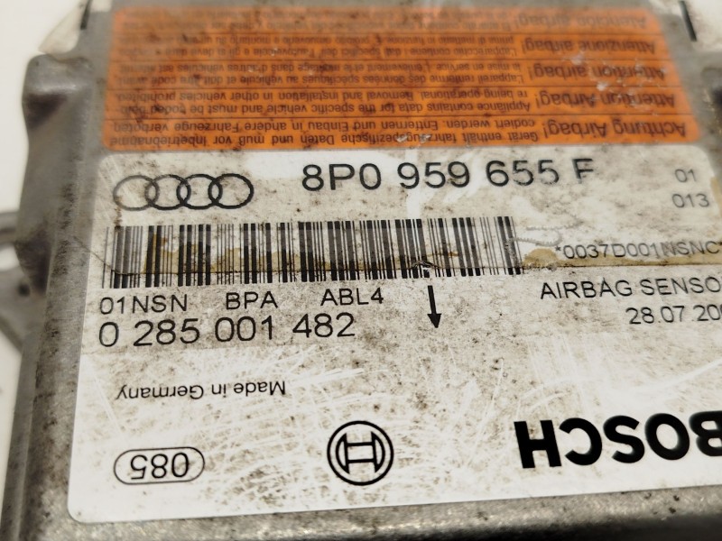 Recambio de centralita airbag para audi a3 (8p1) 1.9 tdi referencia OEM IAM 8P0959655F  0285001482