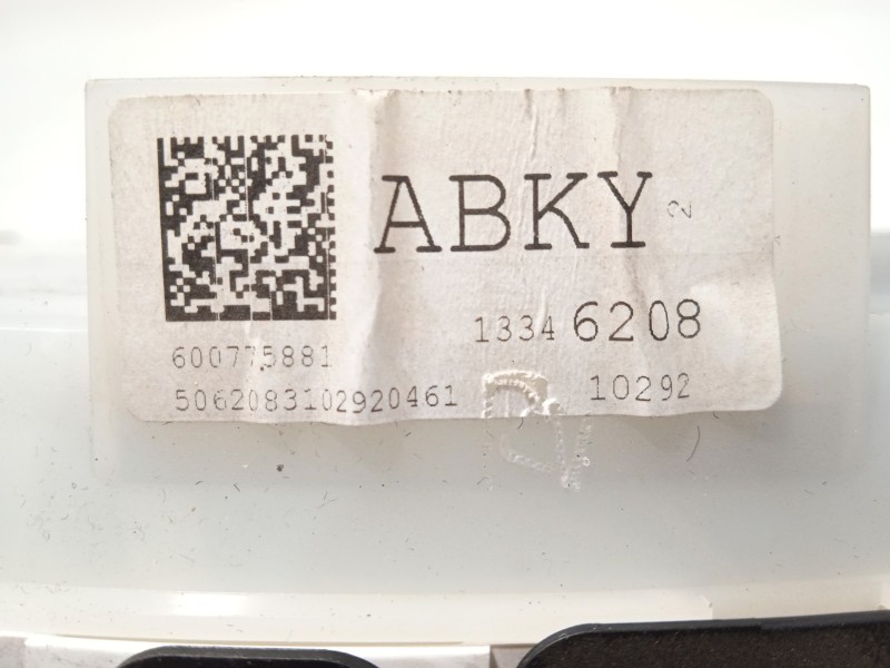 Recambio de cuadro instrumentos para opel meriva b monospace (s10) 1.7 cdti (75) referencia OEM IAM 13346208  