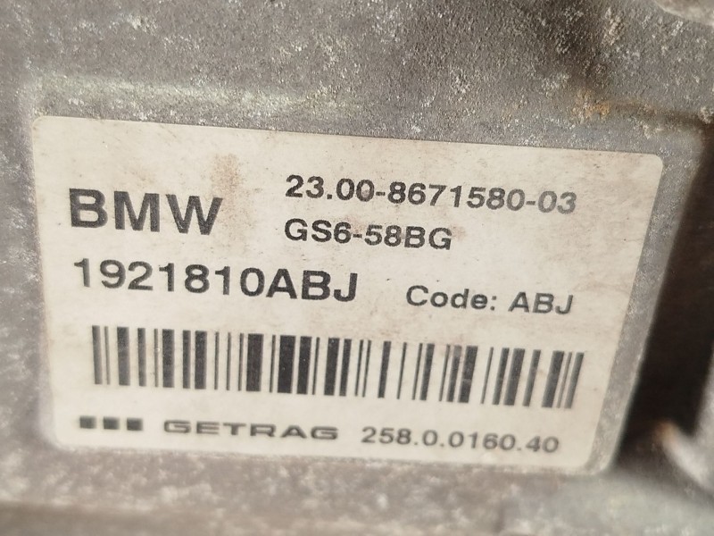 Recambio de caja cambios para mini mini (f56) cooper referencia OEM IAM ABJ 23008671580 GS658BG