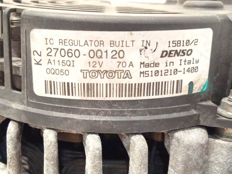 Recambio de alternador para citroën c1 (pm_, pn_) 1.0 referencia OEM IAM 270600Q120  MS1012101400