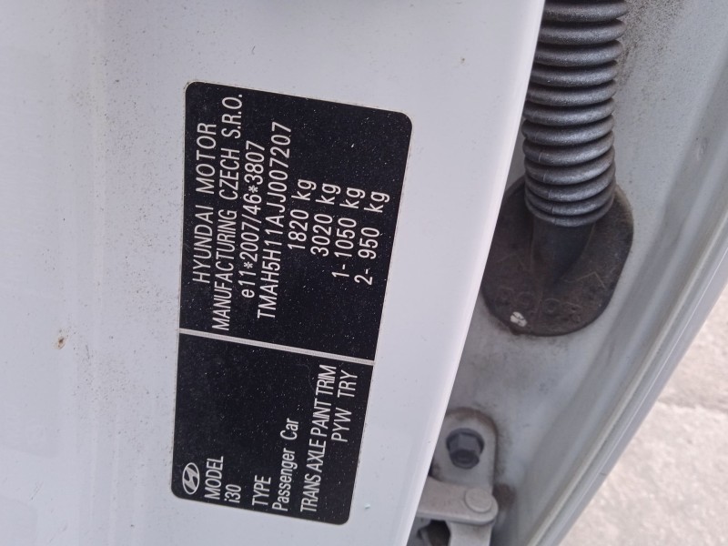 hyundai i30 (pde, pd, pden) del año 2018