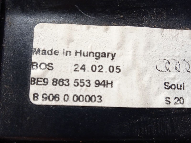 Recambio de bandeja trasera para audi a4 b7 avant (8ed) 3.2 fsi referencia OEM IAM 8E9863553 8E986355394H 