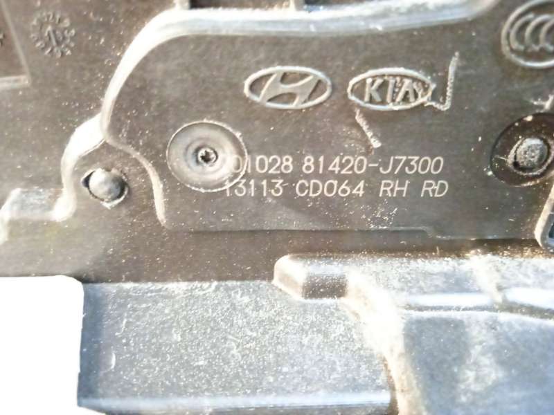 Recambio de cerradura puerta trasera derecha para kia xceed (cd) 1.5 t-gdi referencia OEM IAM 81420J7300 - Blanco 6