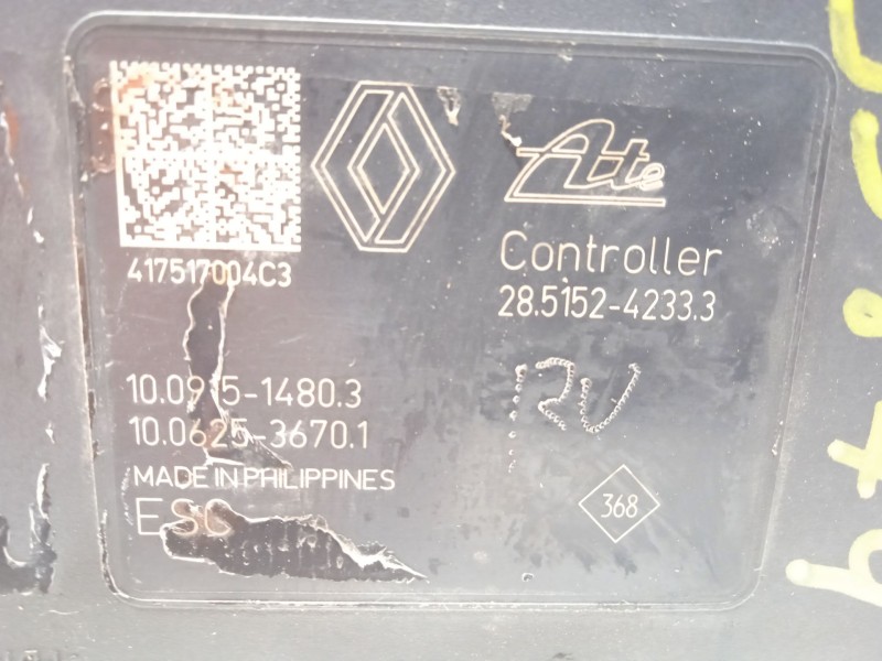 Recambio de abs para renault megane iv grandtour tech road referencia OEM IAM 476607355R 28515242333 10022010264