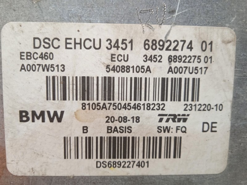 Recambio de abs para bmw x4 (g02, f98) xdrive 20 d referencia OEM IAM 34516892274 A007U517 54088105A