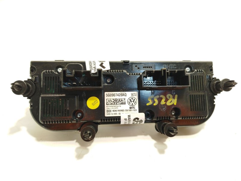 Recambio de mando climatizador para volkswagen touran (5t1) 1.6 tdi referencia OEM IAM 5G0907426AQ  5HB012655