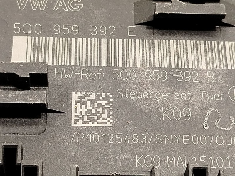 Recambio de centralita confort para volkswagen touran (5t1) 1.6 tdi referencia OEM IAM 5Q0959392E  