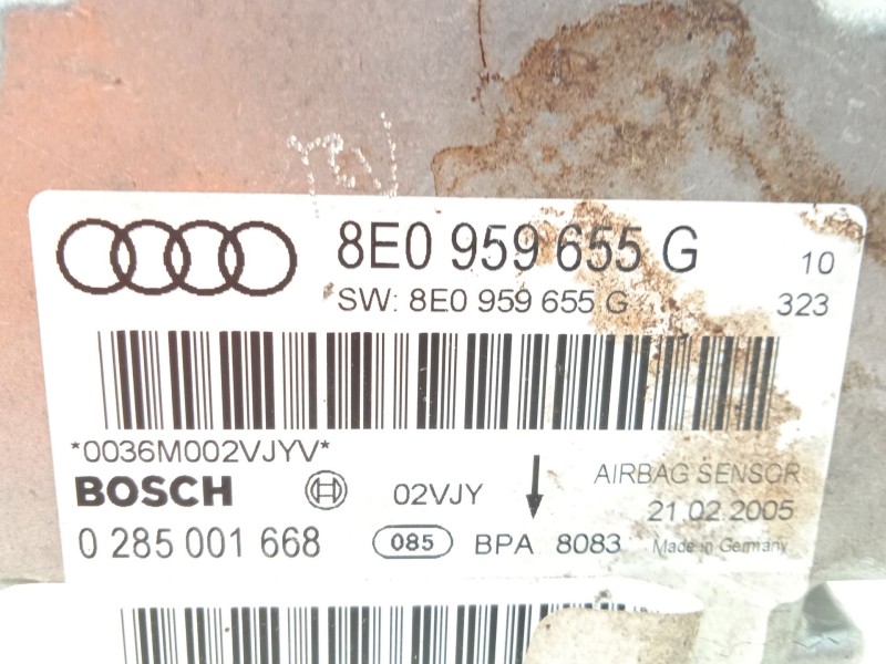 Recambio de centralita airbag para audi a4 b7 avant (8ed) 3.2 fsi referencia OEM IAM 8E0959655G  0285001668