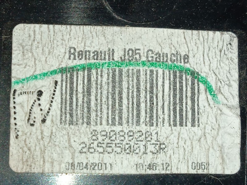 Recambio de piloto trasero izquierdo para renault scenic iii dynamique referencia OEM IAM 265550013R  