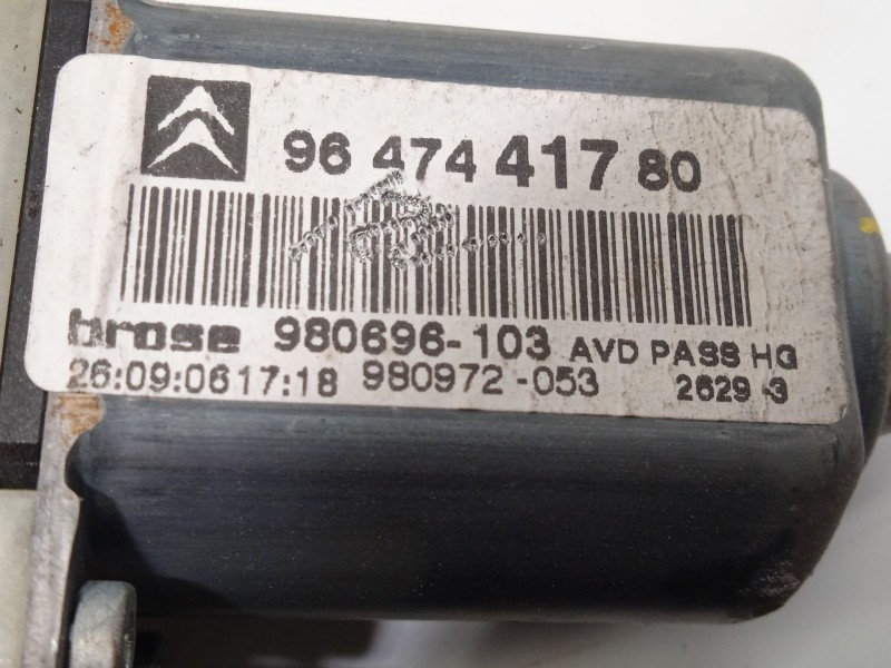 Recambio de elevalunas delantero derecho para citroën c4 berlina exclusive referencia OEM IAM 9657133580 9647441780 