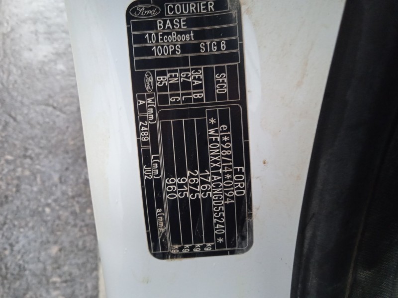 ford transit courier b460 monospace del año 2016