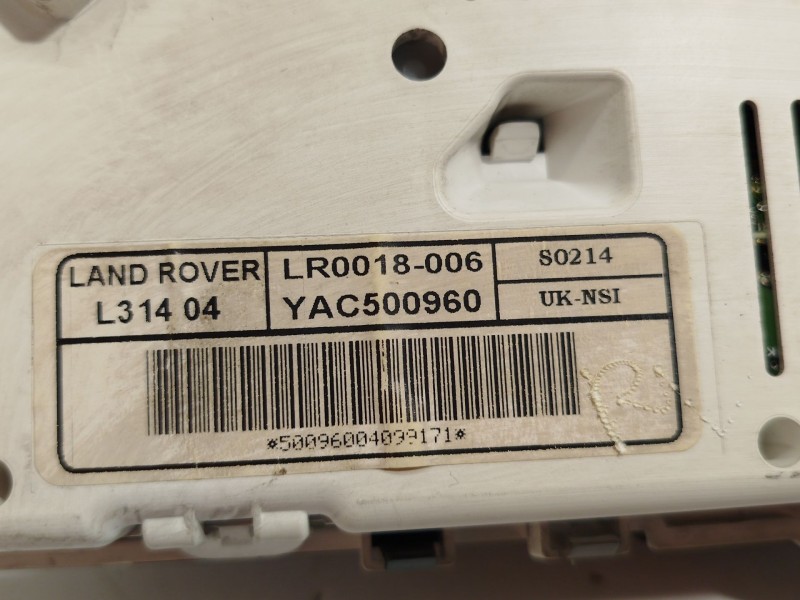 Recambio de cuadro instrumentos para land rover freelander 2.0 td4 cat referencia OEM IAM LR0018006 YAC500960 