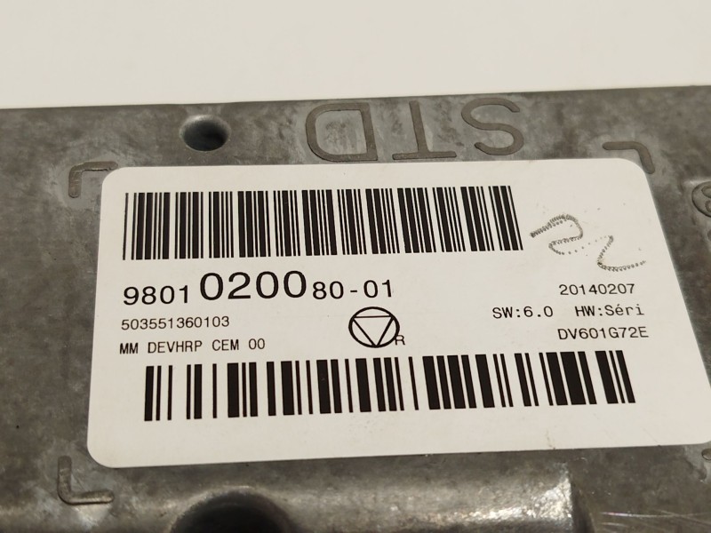 Recambio de pantalla multifuncion para citroën c5 berlina millenium referencia OEM IAM 9801020080  503551360103