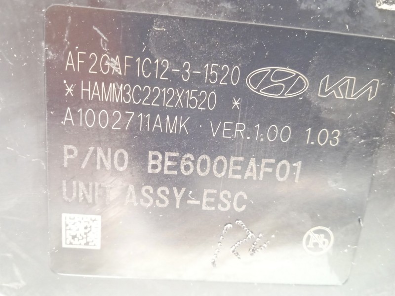 Recambio de abs para hyundai i10 (ac3) 1.2 16v cat referencia OEM IAM 58900K7800 BE600EAF01 BH6043AF00