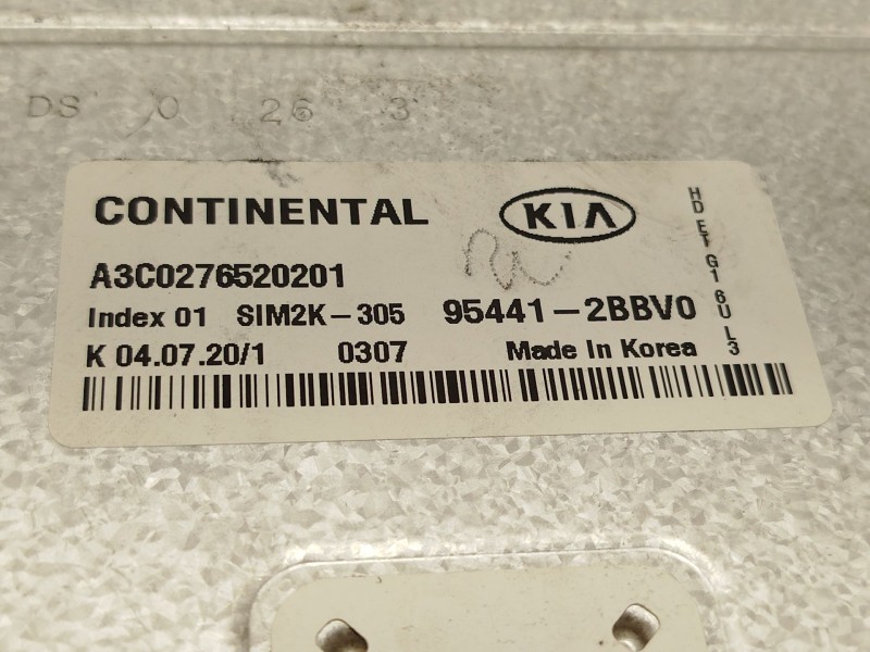 Recambio de centralita cambio automatico para kia niro referencia OEM IAM 954412BBV0  A3C0276520201