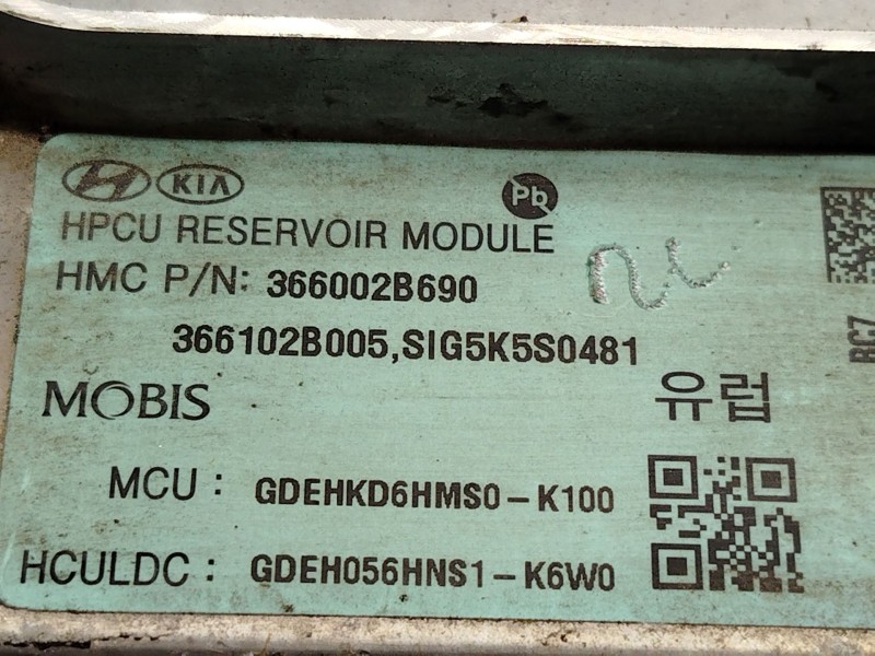 Recambio de convertidor potencia para kia niro referencia OEM IAM 366002B690  