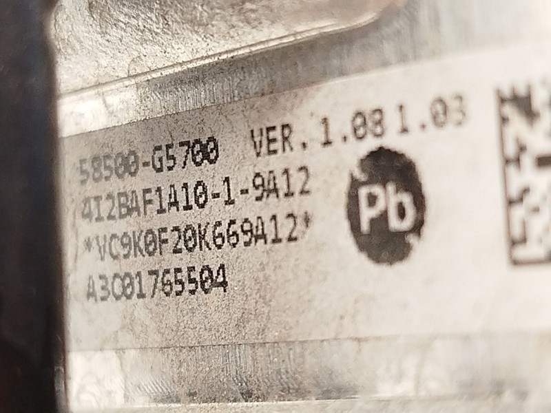 Recambio de abs para kia niro referencia OEM IAM 58500G5700  BH60764M01