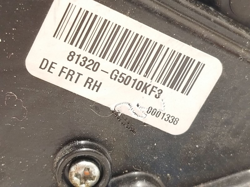 Recambio de cerradura puerta delantera derecha para kia niro referencia OEM IAM 81320G5010  